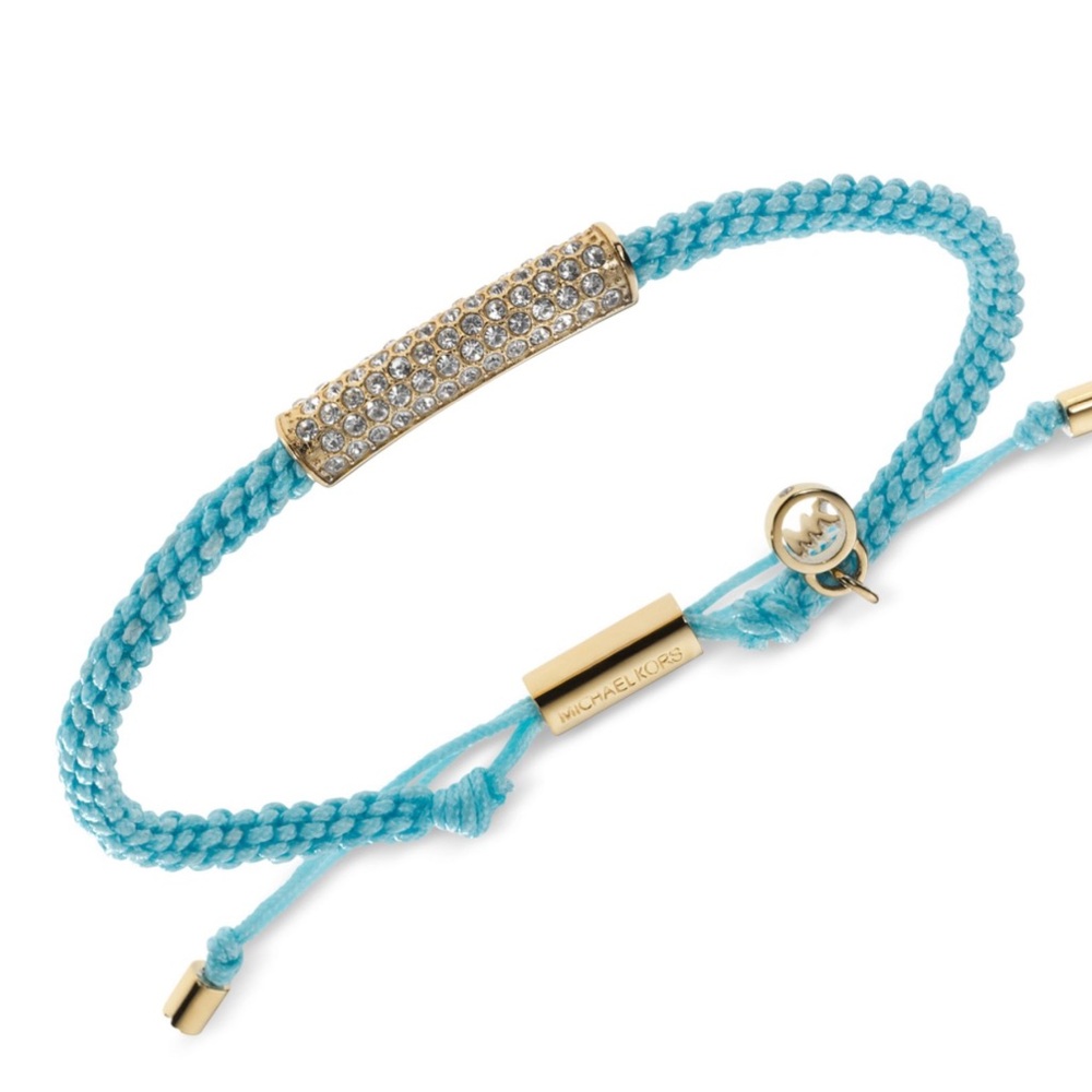 Michael Kors Blue Bracelet with Gold Details